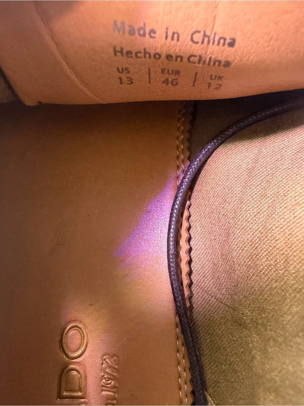 Aldo sleek brown